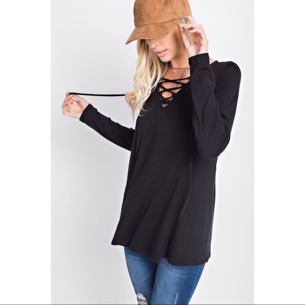🆕5⭐️Gorgeous Top Lace-Up Detail - Picture 4 of 6